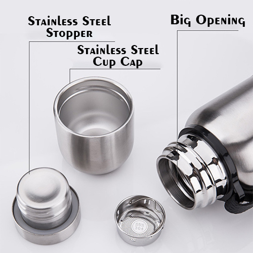 Russian Double Wall Stainless Steel Vacuum Water Bottle | My Gift Story